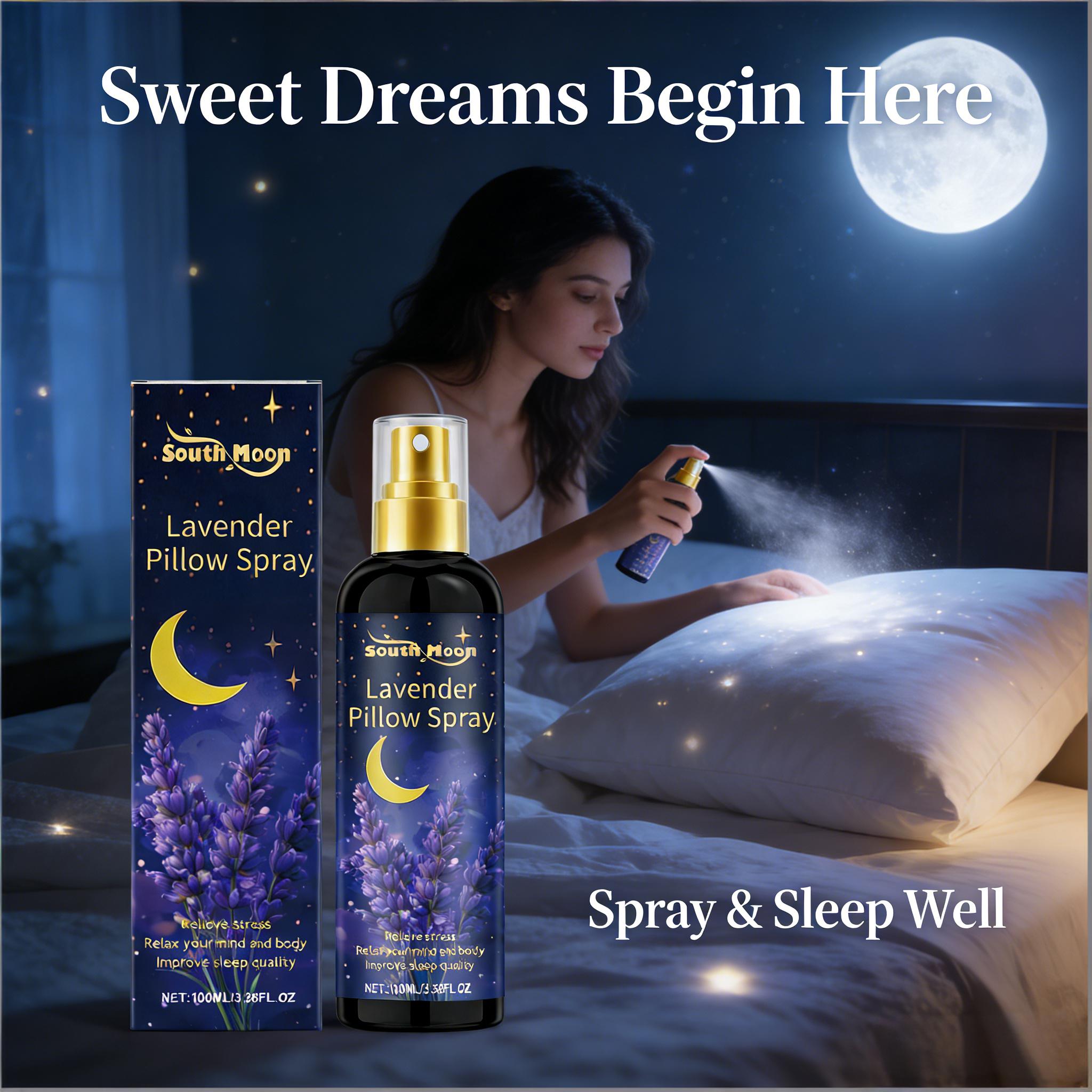 Anti Snore Contour Pillow - Sleep Spray Lavender for Pillows Relieve