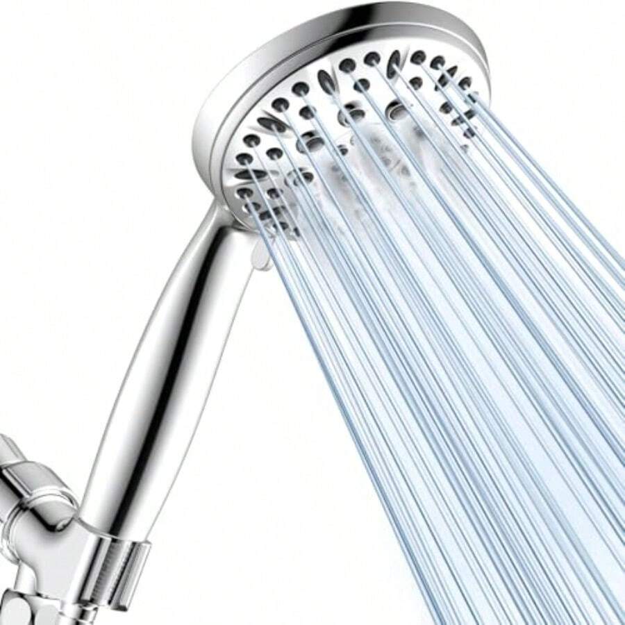 High Pressure Shower Head Handheld - Shower Head 6 Spray Modes Handheld