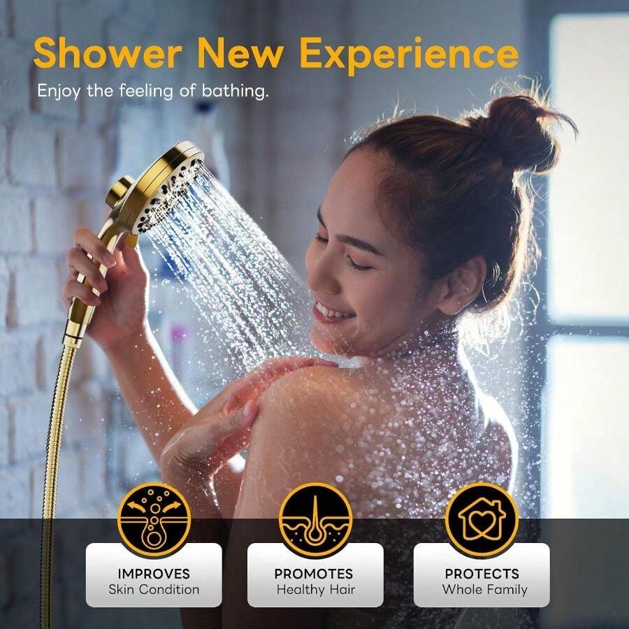 High Pressure 10 Ways Handheld - High Pressure Shower Head Handheld recension och pris