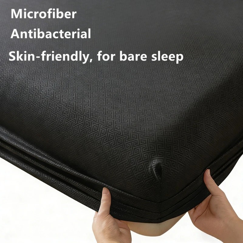 Skin-Friendly Antibacterial Qu - Fitted Bed Sheets Deep Pocket recension och pris