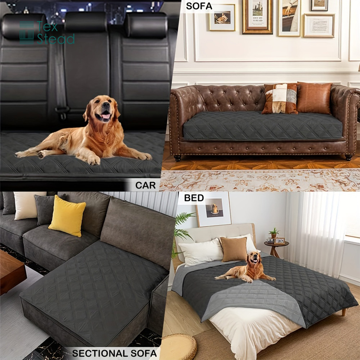 Reversible Waterproof Dog Bed  - Waterproof Mattress Protector Breathable recension och pris