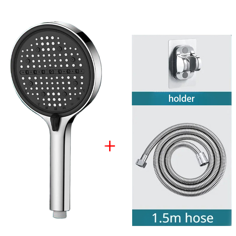 3pcs Bathroom Shower Head Silv - High Pressure Shower Head Handheld recension och pris