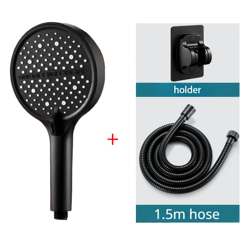 3pcs Bathroom Shower Head Silv - High Pressure Shower Head Handheld recension och pris