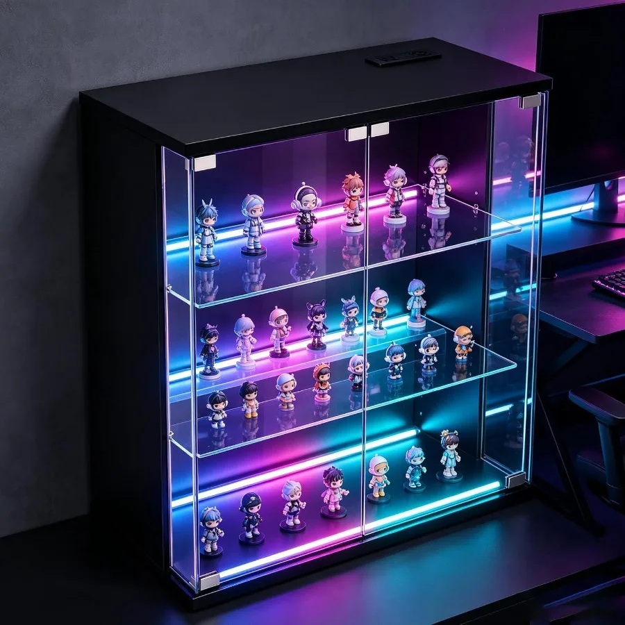 Display Cabinet for Living Roo - Lighting recension och pris