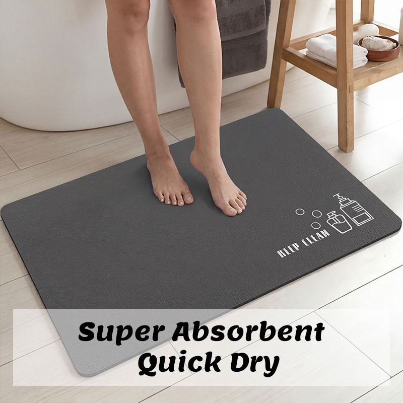 Diatomite Bath Mat Bathroom Ab - Quick Dry Diatomite Bath Mat recension och pris