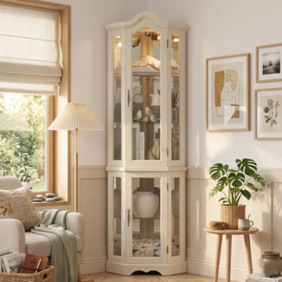 Corner curio cabinet for bar a - Storage & Organization recension och pris