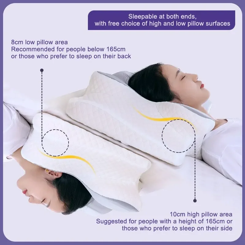 Memory Foam Pillows Butterfly  - Memory Foam Orthopedic Pillow Neck Pain recension och pris