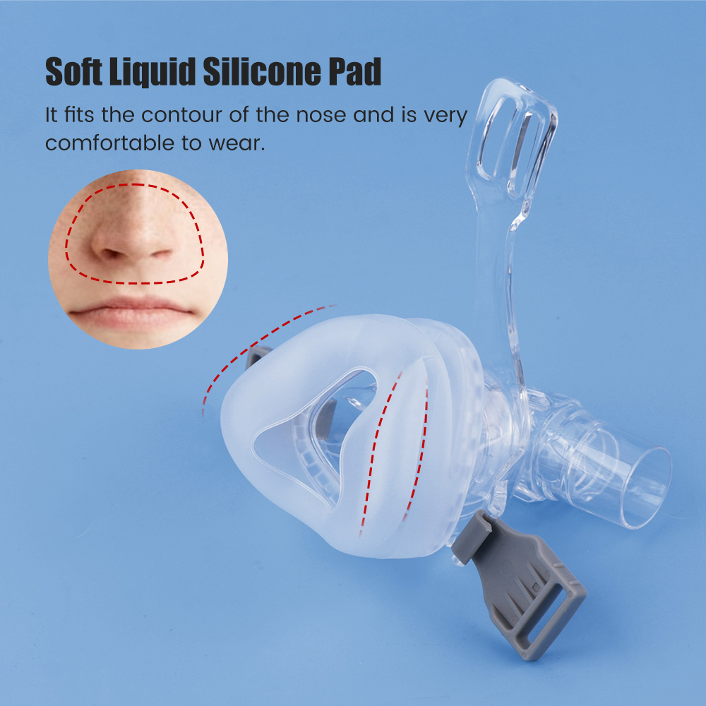 Nasal CPAP Mask with Headgear  - Anti Snore Contour Pillow recension och pris