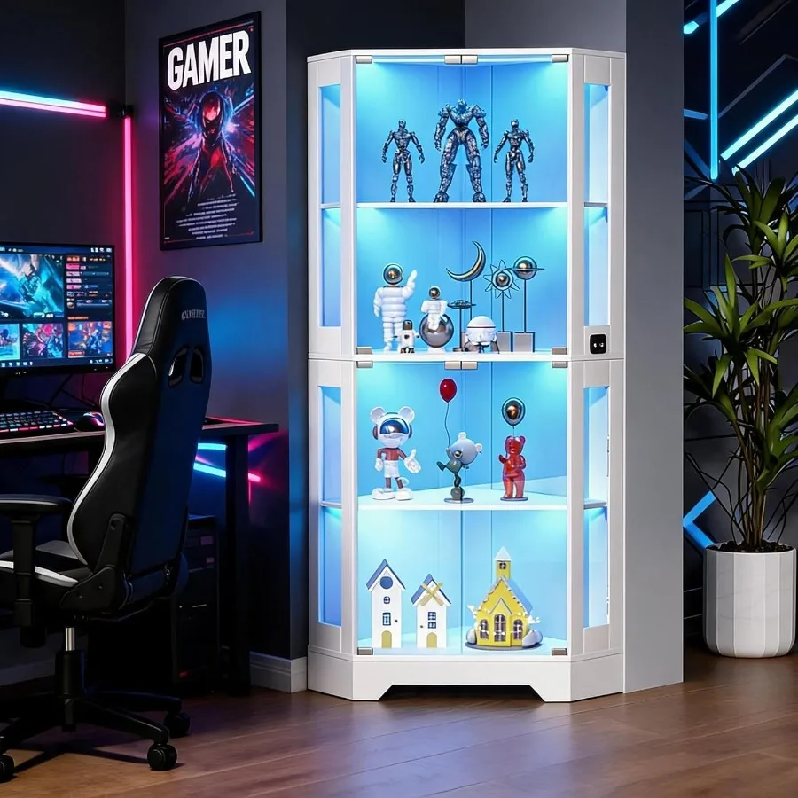65 White Corner Collectible Cu - Lighting recension och pris