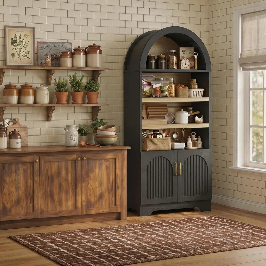 71 Tall Arched Kitchen Pantry  - Kitchen recension och pris