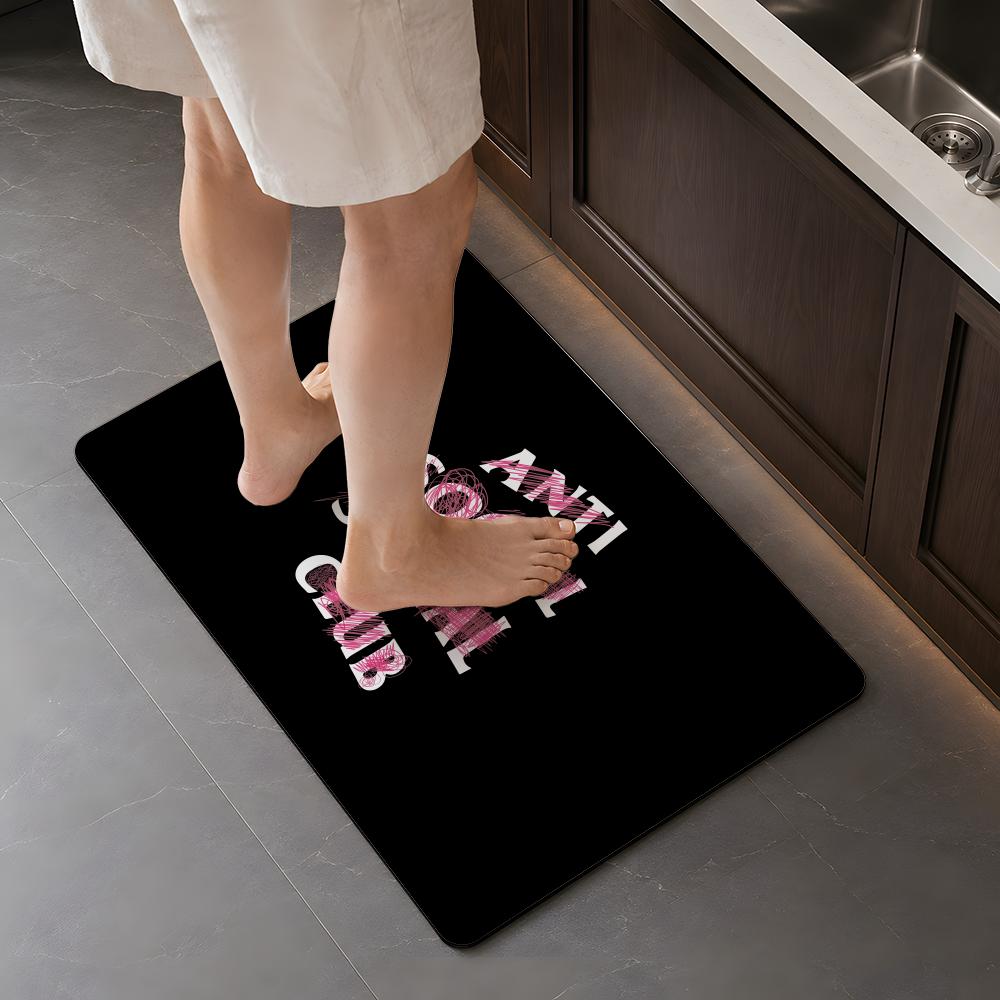 Fashion A ANTI SOCIAL SOCIAL C - Quick Dry Diatomite Bath Mat recension och pris