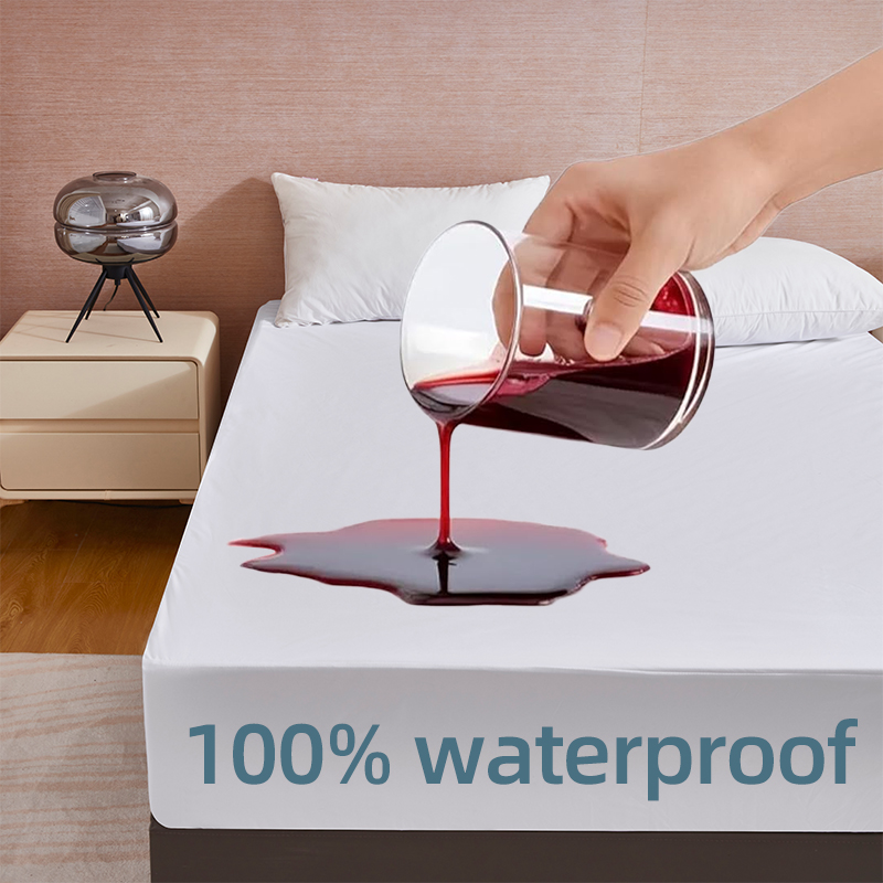 Queen Waterproof Mattress Prot - Waterproof Mattress Protector Breathable recension och pris