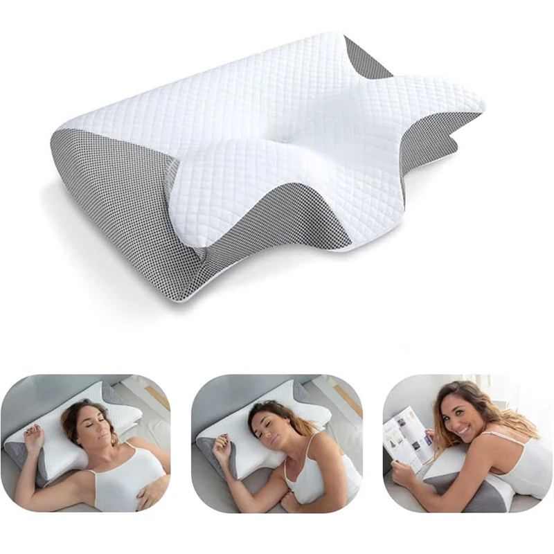 1pc Memory Foam Cervical Pillo - Memory Foam Orthopedic Pillow Neck Pain recension och pris