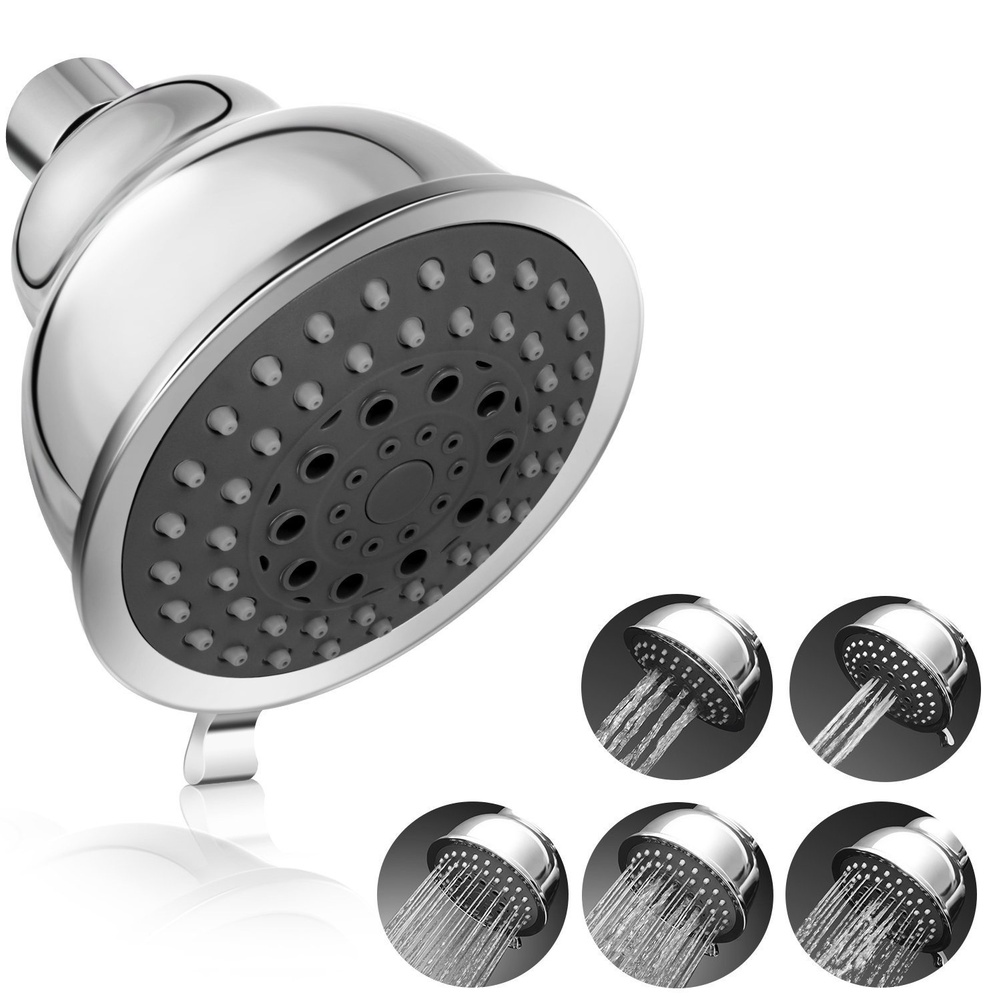 1pc Bathroom Shower Head 5 Gea - High Pressure Shower Head Handheld recension och pris