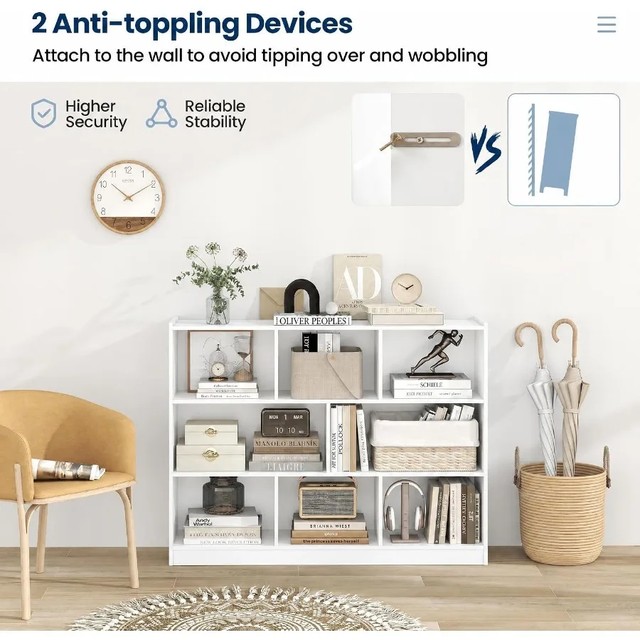 8-Cube Bookcase for living roo - Storage & Organization recension och pris