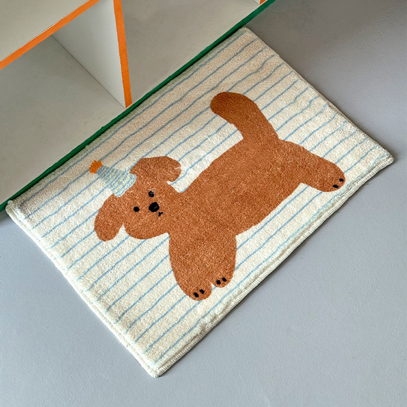 VIKAMA Dachshund Print Bath Ma - Quick Dry Diatomite Bath Mat recension och pris