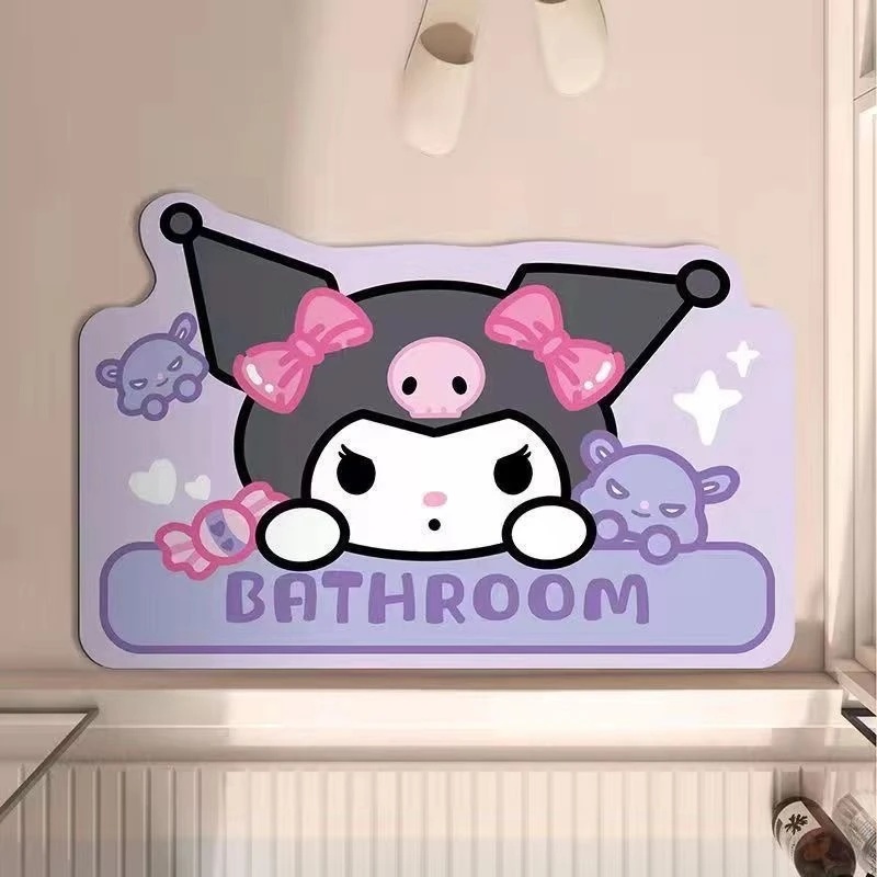 2026 New Kuromi Die Cut Diatom - Quick Dry Diatomite Bath Mat recension och pris