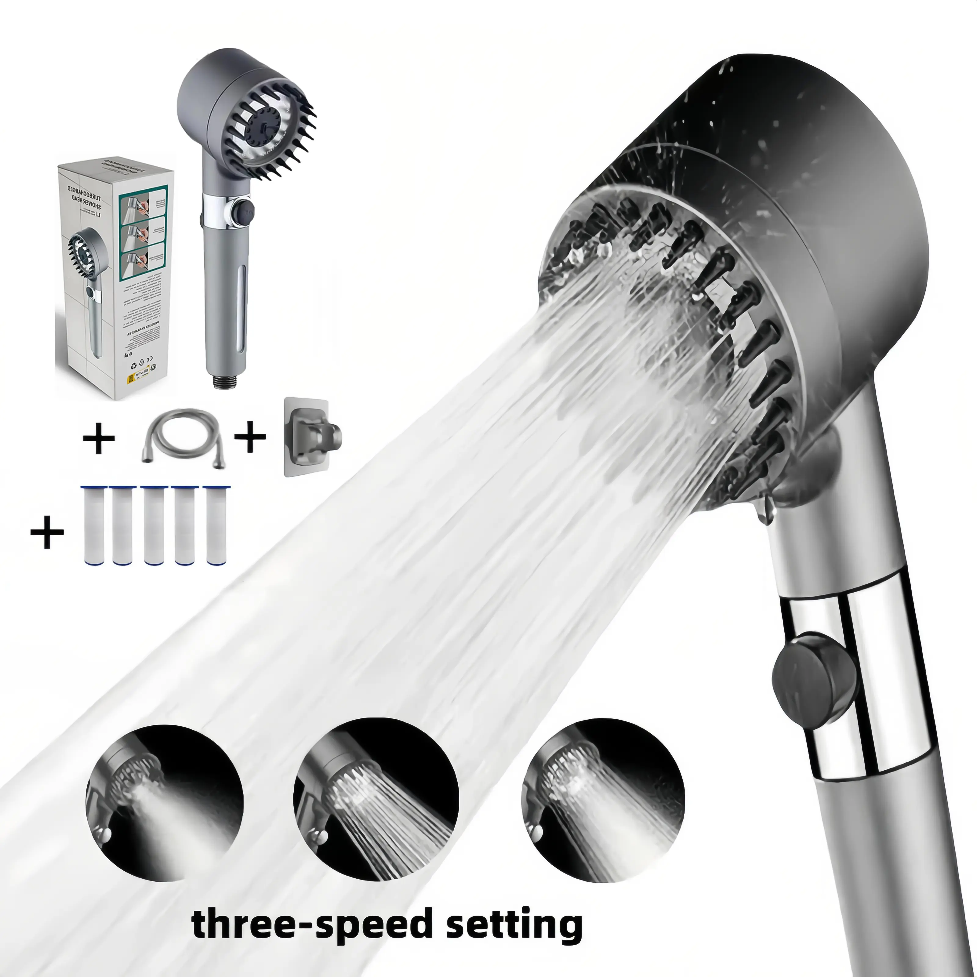 High Pressure Filtered Handhel - High Pressure Shower Head Handheld recension och pris